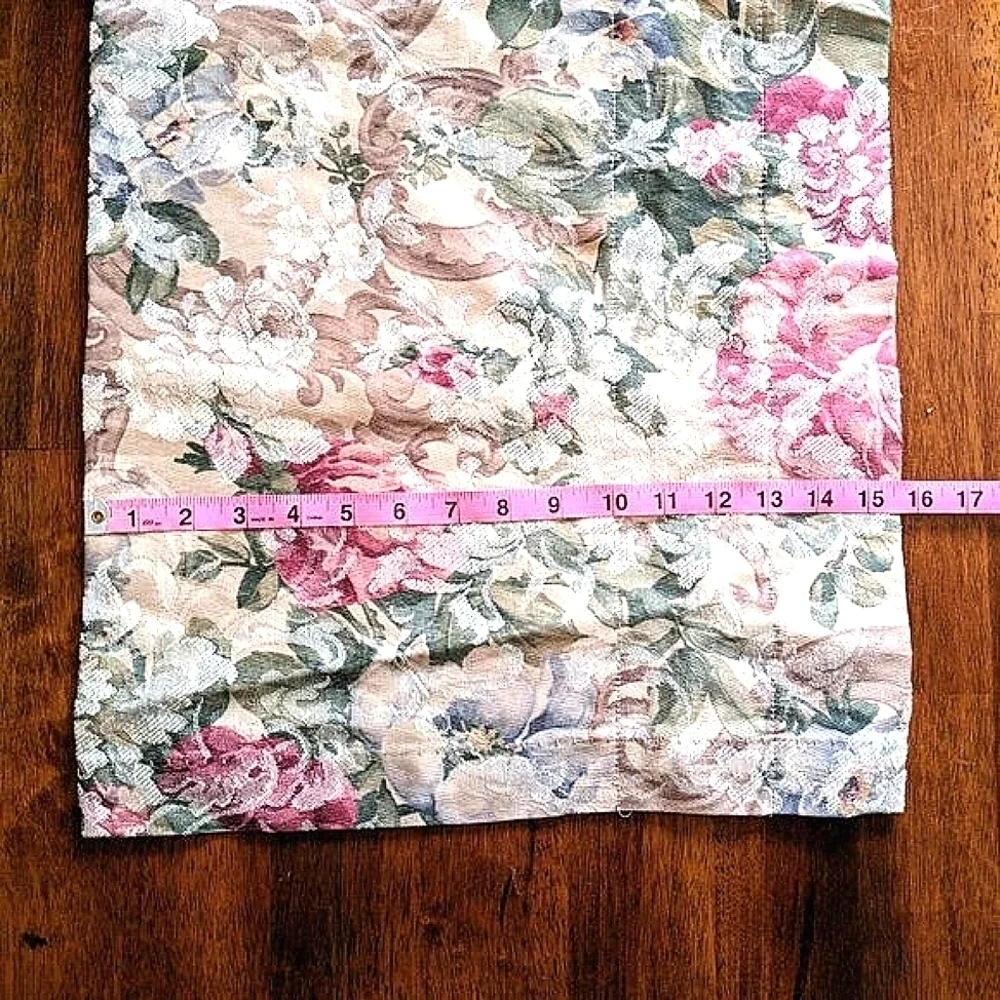 Floral Curtain Valance 80.5